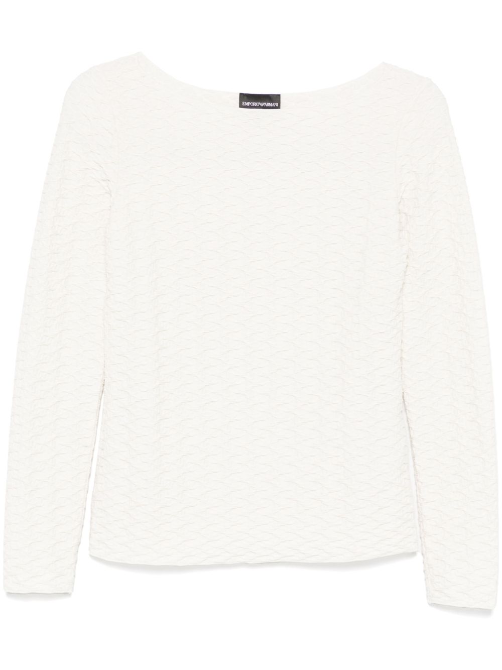 EW001400AF12416U0006 자카드 BOATNECK 탑